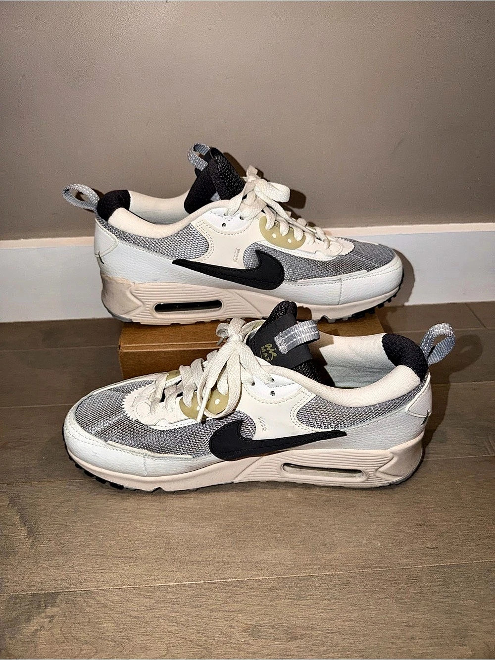 Nike Air Max 90 Sneakers White Gray US W 8.5